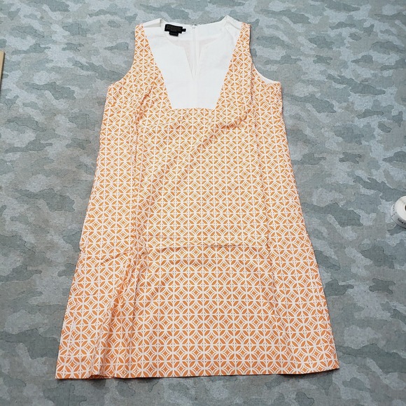 Pendleton Dresses & Skirts - Pendleton Dress Womens 8 Orange V-Neck‎ Sleeveless Geometric Western Rodeo
